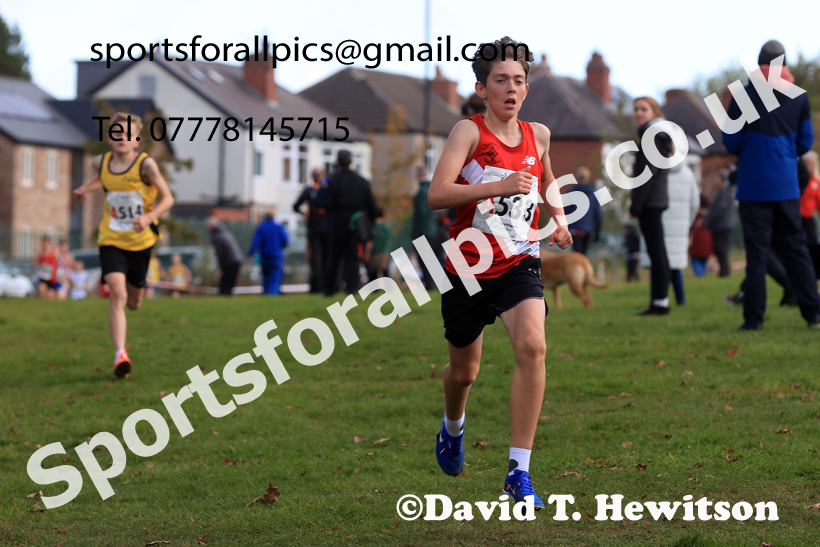 Boys Under-14s 2026 Northern Cross Country Relays, Graves Park, Sheffield. Photo: David T. Hewitson/Sports for All Pics